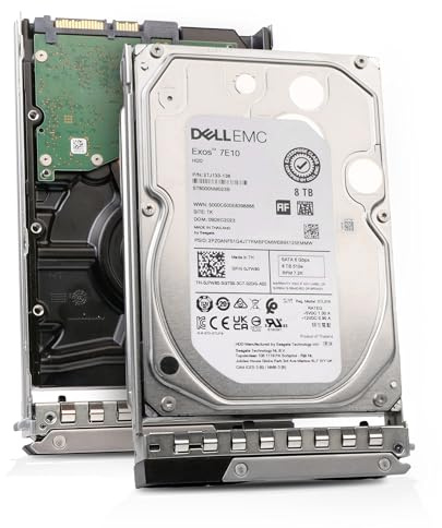 Dell 8TB 7.2K RPM SATA 6Gb/s 512e 3.5in Enterprise PowerEdge Hard Drive for R440 R750 R450 T150 R470 T560 T40 R250 R740 R640 T550 T350 R540 R840 ME4024 R650XS R350 R340 J7W80 G16
