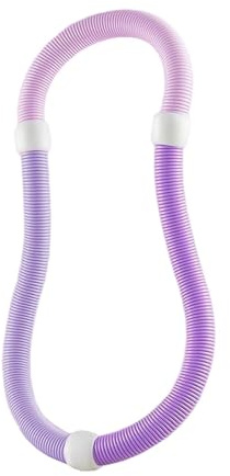 Wswqop Aro de Ejercicio Portátil para Fitness Aro de Gimnasia con Resorte Interno Estable Accesorio Masajeador de Abdomen Equipo Flexible para Ejercicios Mus, 1,3 Kilos