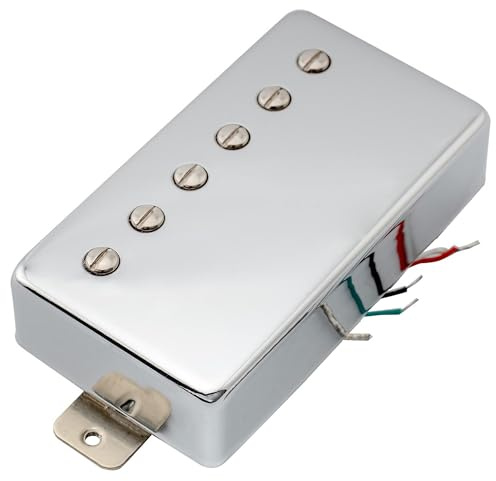 Artec LPA210 Alnico 5 Coperto Pick Up Humbucker Manico 8,4K per Chitarra Elettrica tipo Les Paul, Cromato