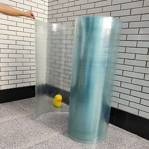 Polycarbonat Stegplatte Dachplatte,Vordach Für Den Außenbereich,0.8mm Glasfaser-Platte,Gewächshaus Platten,für Terrasse Garage Balkon,Einfach Zu Schneiden,Breite x Höhe (0.7x6m)