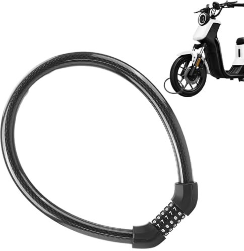 Fahrrad-Kabelschloss, Fahrrad-Zahlenschloss | Sicherheitskabelschloss,Diebstahlsicheres Kabelschloss, Fahrradzubehör, Fahrradschloss für Mountainbike, Outdoor-Ausrüstung, Fahrrad
