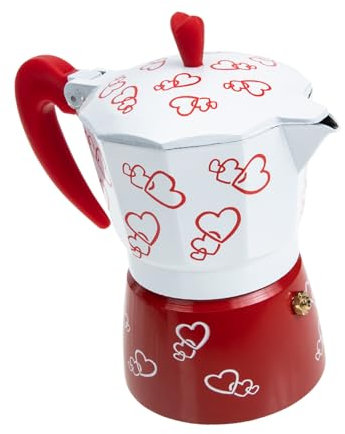 MOTHNUR Caffettiera Italiana Alluminio Da Pot Per Casa e Ufficio Design Ergonomico Facile Da Pulire e Usare Perfetta Per Amanti Del Caffè