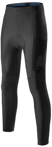 GIYXHU Radlerhosen Fahrradhose, Thermo-Fleece, Winter, 3D-gepolsterte REIT-Leggings, Strumpfhose, reflektierend, atmungsaktiv, Mountainbike-Sporthose(XL)