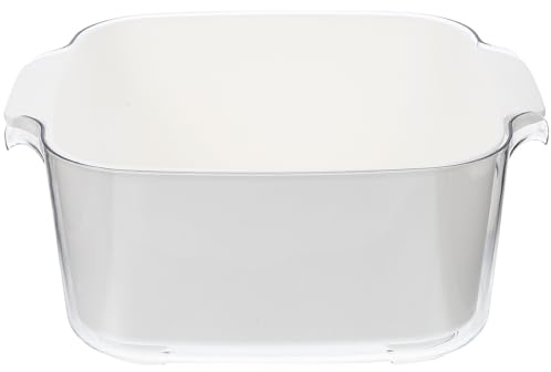 IWOWHERO Cesto Doppio Scolapasta Multifunzionale per Lavaggio Frutta e Verdura in Plastica Bianco e Resistente per Uso Quotidiano in Cucina