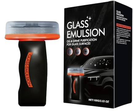 Eliminador de película aceitosa para parabrisas | 100g Antihuellas | Limpiador de parabrisas anti grasa,Para Visión Clara en Ventanilla de Coche, SUV, Camión,