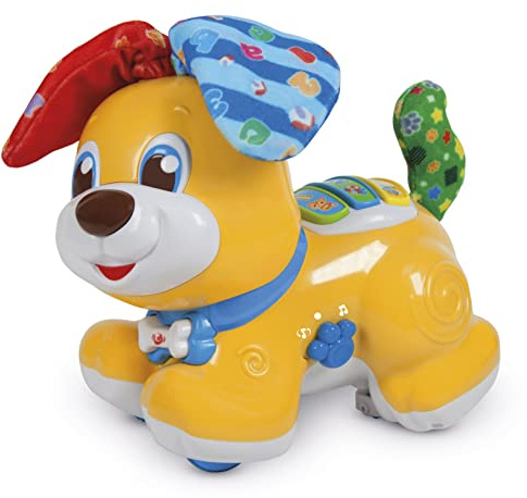 Clementoni Baby Bubù Cagnolino cucù, Centro attività Neonato Interattivo 10 Mesi, Gioco Interattivo, Corre e Insegna Versi degli Animali, Lettere, Numeri e Colori, Lingua Italiana, 17198