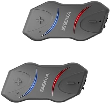 10R Low Profile Motorcycle Bluetooth Communication System Dual Pack