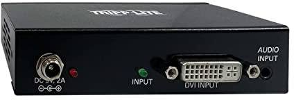 Tripp Lite 2-Port DVI Splitter, 1080p @ 60Hz Quality, 1 DVI-D to 2 DVI-D Displays, International Plug Adapters for North America EU UK & Australia, TAA Compliant, 1-Year Warranty (B116-002A-INT)
