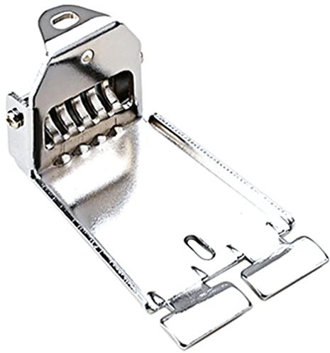 Milisten Metal Banjo Tailpiece Saiter Zubehör Für Gitarre Silberner Saitenhalter Praktisches Ersatzteil Für Banjo Installieren Hochwertige Verarbeitung