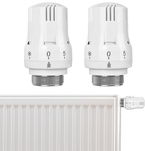 2 Stück Thermostatkopf Kühlerthermostat Smart Kühlerventil Ersatzkopf: M30 x 1.5 Heizungsthermostat Kühlerthermostat Kühlerventil Ersatzkopf, Kühlerventilköpfe Heizkörperventil für Büro Zuhause
