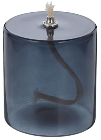 Zerodeko Klarglas-Öllampe Nachfüllbare Glas-Flüssigkeitskerze Glückseligkeitsölkerze Mit Docht Für Zuhause Hochzeit Tischdekoration L