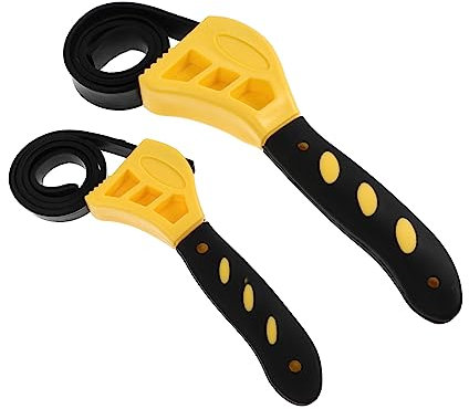 jojofuny Multifunktions-riemenschlüssel-reparaturwerkzeugsatz 2-in-1-schraubenschlüssel Und Glasöffner