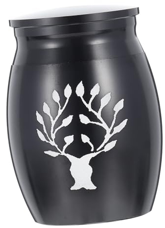 VERDANVERSE Urna Cremación Mascotas Acero Inoxidable Caja Conmemorativa Cenizas Perro Gato Almacenamiento Cremación