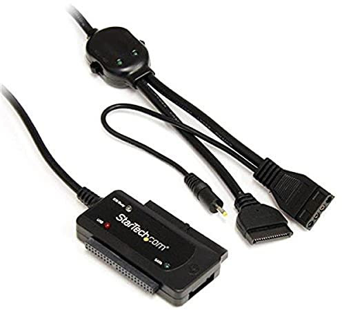 StarTech.com USB2SATAIDE USB 2.0 to SATA/IDE Combo Adapter for 2.5/3.5 SSD/HDD