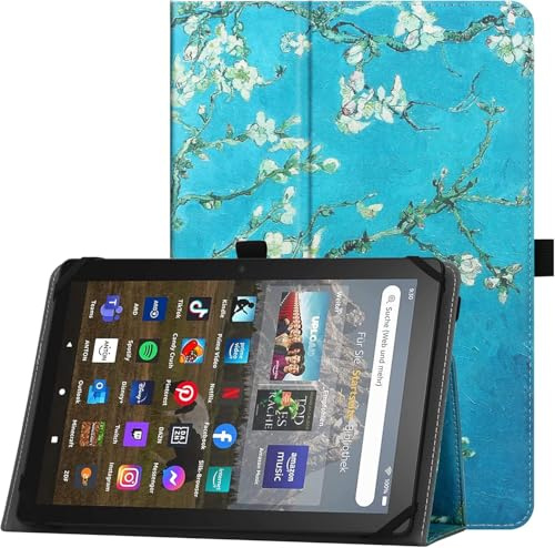 HGWALP Custodia universale per tablet da 9 -11 pollici, Folio Custodia protettiva universale per tablet da 9,9.7,10, 10.1, 10.5, 11,con cinturino a mano e funzione stand-AF