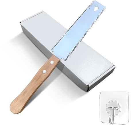 Homefantasy Sierra De Mano Japonesa Para Corte Fino De Madera, Mango De Madera Sierra De Dientes Finos Para Podar Herramienta De CarpinteríA Sierra Para Madera.Serrucho De Poda