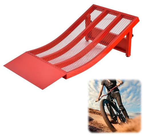 Jump Ramp for BMX, Detachable Skateboarding Jumps, Portable Rc Ramp Skateboard/Bike/Skate/Rc/Jump Designed for Both BMX Bikes and Remote-Controlled Vehicles