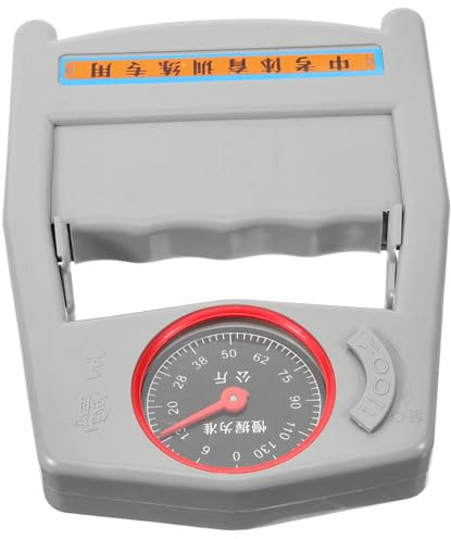 MUELODSIC Griffkraftmesser Handkraftmesser Handtrainer Mit Skala Aus Metall Mechanisch Handübungsgerät Für Rehabilitation Fitness Zuhause Büro Reise