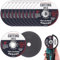 76mm Cutting Discs,3 Precise Metal Grinding Wheels for Angle Grinder,Stainless Steel Slitting Discs,Thin Metal Cutting Discs for Fast & Precise Cutting of Wood,Steel,Iron,Ferrous Metals (12Pcs)