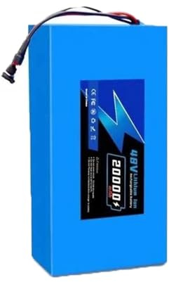Batería de Bicicleta Eléctrica 48V 20Ah 13S7P Paquete de Batería de E-Bike con Cargador Y BMS Batería de Alta Potencia para 250W-1000W Scooter Ebike Motores 48V 20Ah,XT60+DC