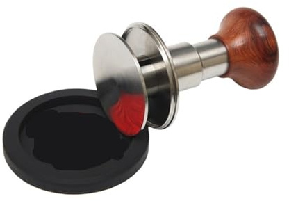 Force Tamper Kaffetillbehör Rostfritt Stål Kaffestamper Kökspress Verktyg Tyg Pulveravjämnar Verktyg Pulverhammare 58 Mm.(54mm,Flat)