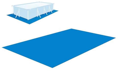 Generisk bassäng-bottenduk – rektangulär uppblåsbar pool-bottenduk – lätt