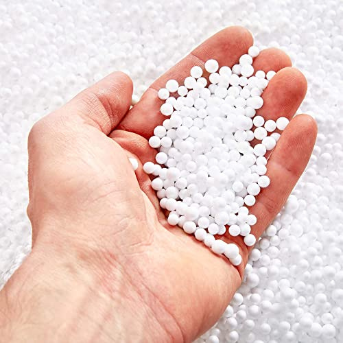 Bonvivre© PREMIUM EPS-pärlor frigolit pärlor 50 liter - påfyllningsförpackning kudde fyllning förpackningsmaterial paket sittsäck mikropärlor amningskudde