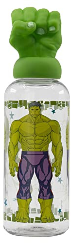 Stor 3D figurine flaska 560 ml för barn | AVENGERS HULK