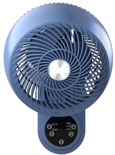 10 Zoll Wandventilator mit Fernbedienung 3 Geschwindigkeitsstufen 85° Oszillation & 90° Einstellbare Neigung 12-Stunden-Timer - Perfekt für Zuhause & Büro