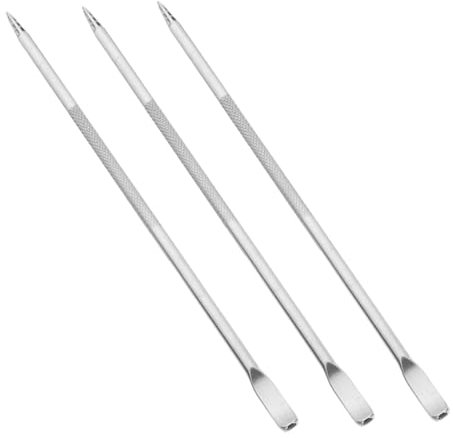 Mobestech Penna per Latte Art in Acciaio Inox 304 3 Pezzi Set per Decorare Cappuccino e caffè Ago Riutilizzabile per Miscelare Schiuma in Casa e Caffetteria