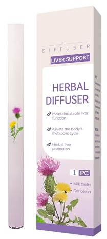 Diffusore di erbe aromatiche per fegato e polmoni sano, diffusore di verbasco per la pulizia dei polmoni, miglioramento della respirazione e della bocca, diffusore di erbe per la pulizia dei polmoni