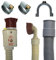 Anschluss Set Aquastopschlauch +Ablaufschlauch +2Schellen für Waschmaschine und Geschirrspüler (2 Meter)