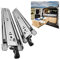 SHUHANG Heavy Duty Drawer Runners With Lock 68 kg Load Capacity Drawer Slides Full Extension With Ball Bearing Slides 300 350 400 450 500 550 600 650 700 750 800 850 900 950 1000 mm, Side Mount 1 Pair