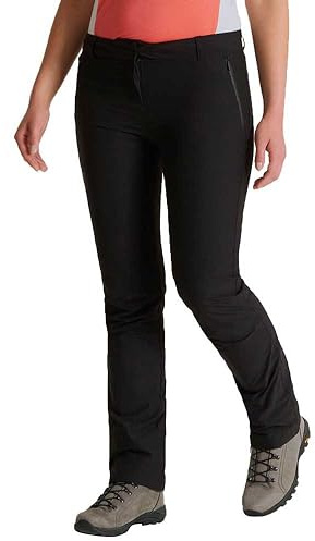 Craghoppers Damen Kiwi Pro wasserdichte Hose Wanderhose, schwarz, Größe 40