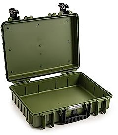 B&W International Transportkoffer Outdoor 5040 (PP.162) Bronze Grün – Leerkoffer – wasserdicht (IP67), staubdicht, schlagfest, extrem robust