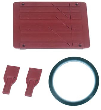 KASFDBMO Bloc D'épissure Magnétophone À Réparation Bande Cassettes pour Bande 1/4 À 1/2 Pouces pour Équipement Auditif