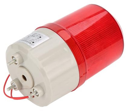 220V Luz de Alarma LED Súper Brillante, Larga Vida útil, Fácil de Instalar, 120 Decibelios, Luz Giratoria, para Taller, Torre de Grúa, Construcción de Tráfico, Lámpara de