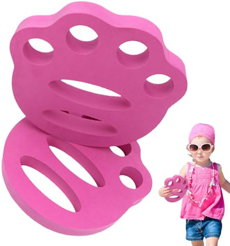 Lot de 2 disques flottants, accessoires d', accessoires d', disques de résistance pour piscine, disques d'entraînement de natation, équipement de thérapie aquatique, mains légères