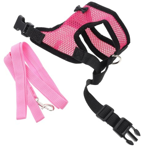 CVUTOVO Harnais pour Noël et Carnavals pour Poule en Nylon Respirant avec Laisse Intégrée Distribution Uniforme Pression Design Créatif et Confortable