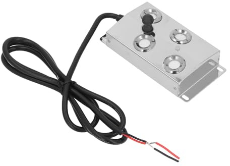 YDuupxe Generador de Niebla de 4 Cabezales, Humidificador Nebulizador Ultrasónico de Acero Inoxidable para Decoración Interior y Exterior con Salida de Niebla de 4,5 L/H y Cable de 1,5 M