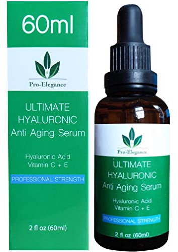 Hyaluronic Acid Serum for face 60ml Bottle Anti ageing & wrinkle Cruelty Free Best Pure Liposome Moisturiser with Vitamin C Green Tea Vitamin E & Organic Jojoba Oil