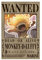 RIPEX Anime Monkey D. Luffy Nika The Sun God, The Newest Wanted Poster Leinwand Poster Schlafzimmer Dekor Sport Landschaft Büro Zimmer Dekor Geschenk Rahmen Stil 30 x 45 cm