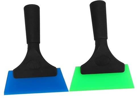 GARVALON 2pezzi Spatole Per Tinteggiatura Auto Strumenti Per Applicazione Pellicola Finestra e Rifinitura Wallpaper Design Ergonomico Colori Graffi Per Auto e Superfici