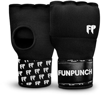 Boxing Training Gloves for Men Women | Padded Speed Wraps with Knuckle Protection & Wrist Support | Breathable Slip-On Hand Wraps for Boxing, Kickboxing, Muay Thai, Martial Arts & Fitness Workouts