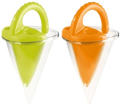 GETBSTOOP Sand Funnel Beach Toys, Spilling Funnel Toy with Sifting Shovel, DIY Beach Sand & Water Mixing Tool for Kids, Large Sands & Water Mixing Toy for Summer Holiday and Outdoor Castle Building