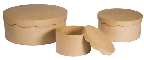 Rayher Scatole Marrone 24 x 24 x 9.1 cm