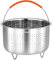 Panier vapeur pour casserole instantanée, panier vapeur en acier inoxydable pour pots (8 l)