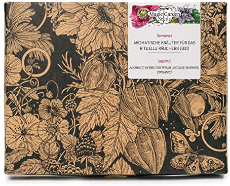 Aromatische Kräuter für das rituelle Räuchern (Bio) - Samen-Geschenkset mit 4 schamanischen Sorten