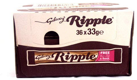 Galaxy Chocolate Bar, Ripple, Pack of 33 x 33G