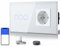BSEED Interruttore touch intelligente a 1 via con 3 pulsanti e Wi-Fi, presa di messa a terra standard, compatibile con Alexa, Tuya, Smart Life, neutro richiesto, bianco